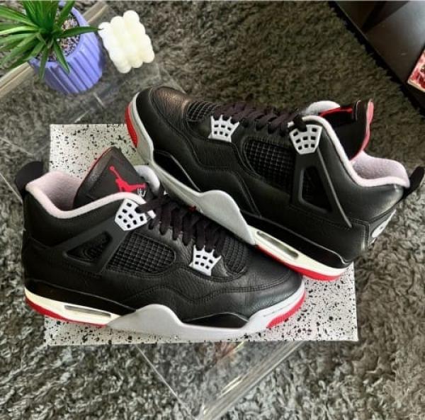 Jordan 4 Reimagined Bred semi ua quality with special box 349