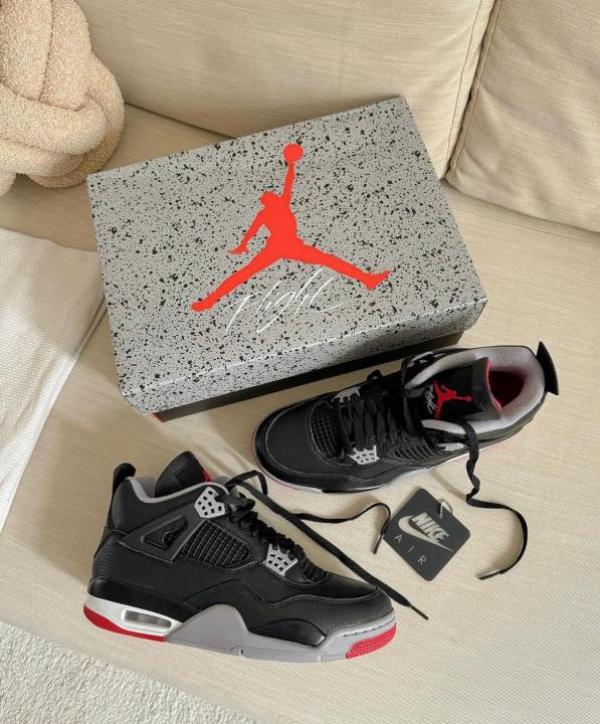 Jordan 4 Reimagined Bred semi ua quality with special box 349