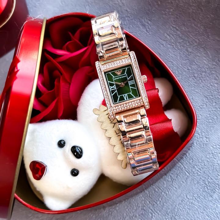 ARMA_I LADIES ROSE GOLD GREEN