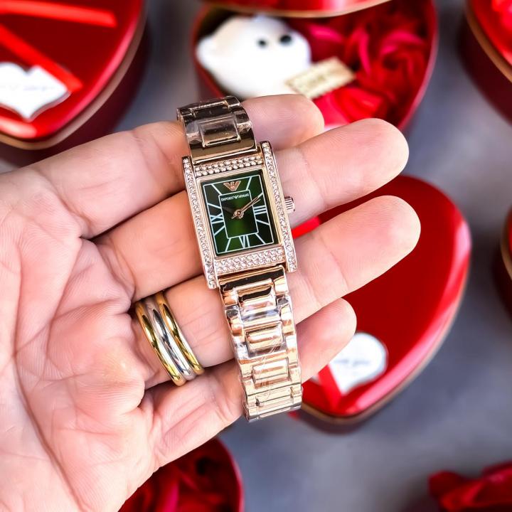 ARMA_I LADIES ROSE GOLD GREEN