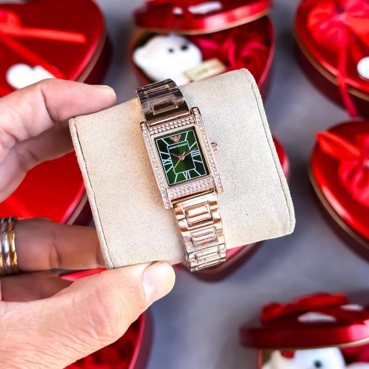 ARMA_I LADIES ROSE GOLD GREEN