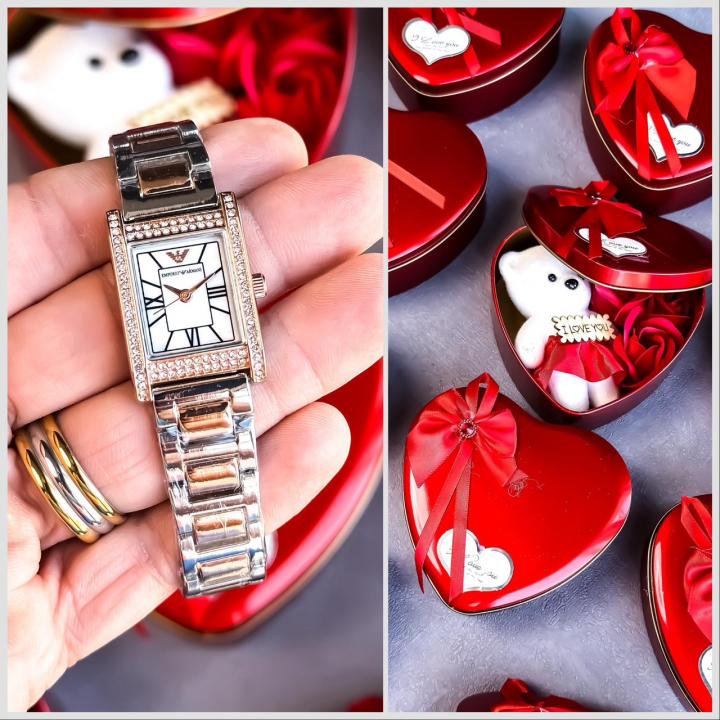 ARMA_I LADIES ROSE GOLD WHITE