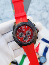 Tag_Heuer FORMULA 1 CHRONOGRPH BLACK RED SILICON BELT 362