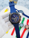 Tag_Heuer FORMULA 1 CHRONOGRPH BLACK BLUE SILICON BELT 362