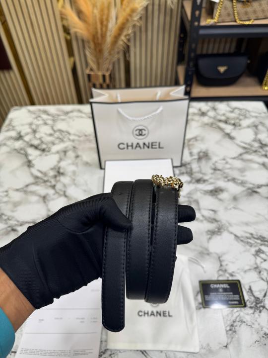 Chane_l Chain CC Buckle Leather Belt With Box And Dust Bag Including Carry Bag (20)