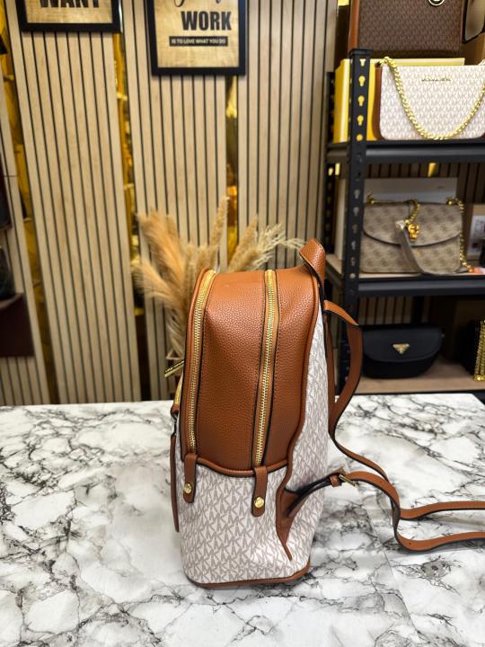 MICHAEL_KORS ADINA BAGPACK WITH DUST BAG PREMIUM QUALITY (BEIGE)