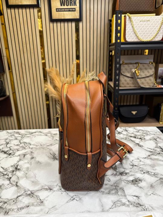 MICHAEL_KORS ADINA BAGPACK WITH DUST BAG PREMIUM QUALITY (BROWN)