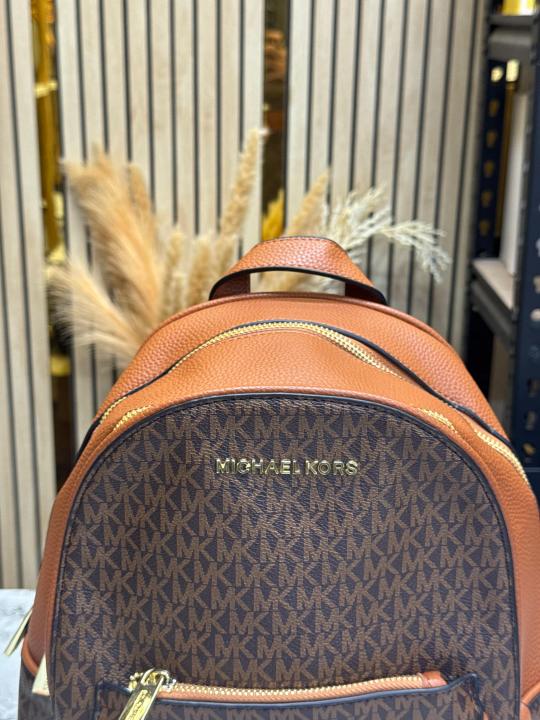 MICHAEL_KORS ADINA BAGPACK WITH DUST BAG PREMIUM QUALITY (BROWN)
