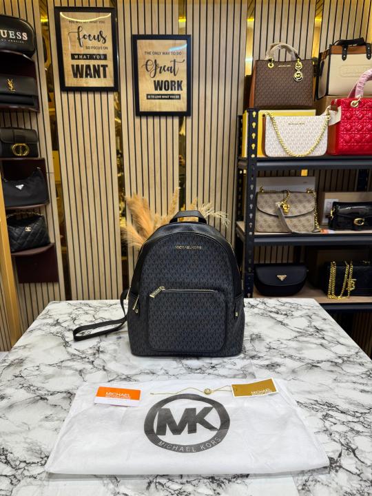 MICHAEL_KORS ADINA BAGPACK WITH DUST BAG PREMIUM QUALITY (BLACK)