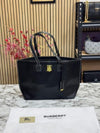 Burberr_y Tb Smooth Leather Tote Bag With Dust Bag (Black) (V-6009)