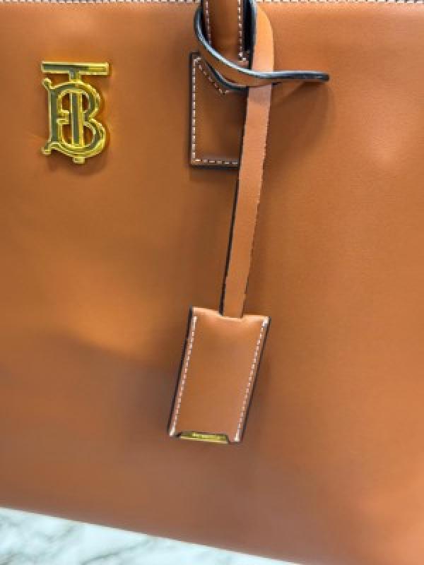 Burberr_y Tb Smooth Leather Tote Bag With Dust Bag (Brown) (V-6009)