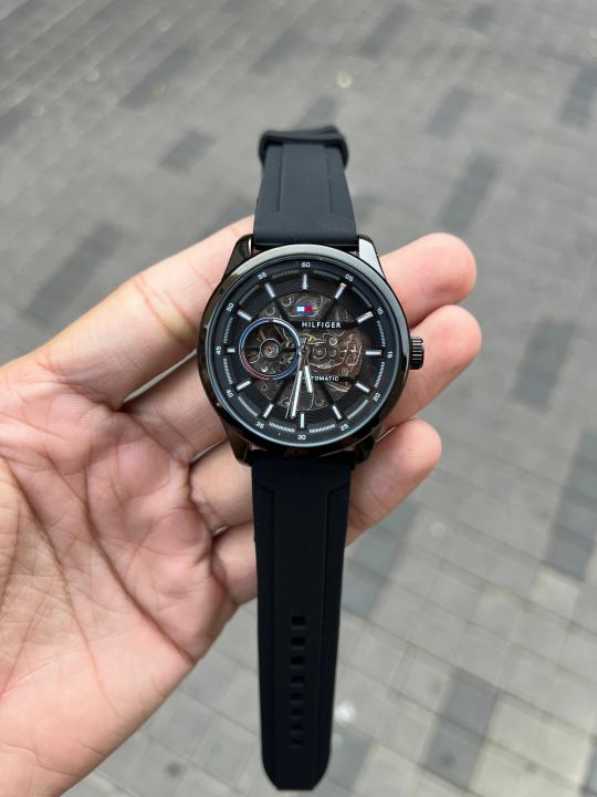 TOMMY_HILFIGER AUTOMATIC SILICON WATCH