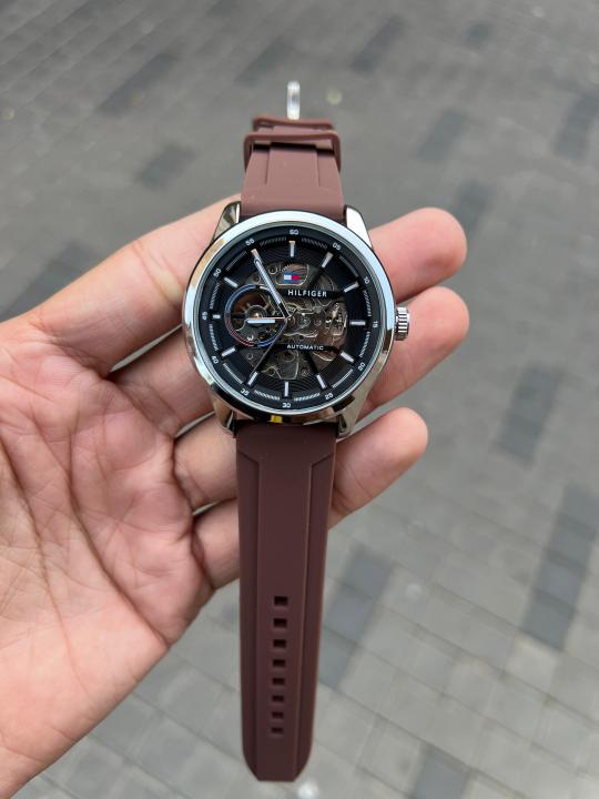 TOMMY_HILFIGER AUTOMATIC SILICON WATCH