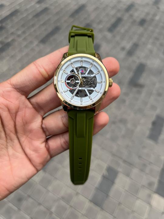 TOMMY_HILFIGER AUTOMATIC SILICON WATCH