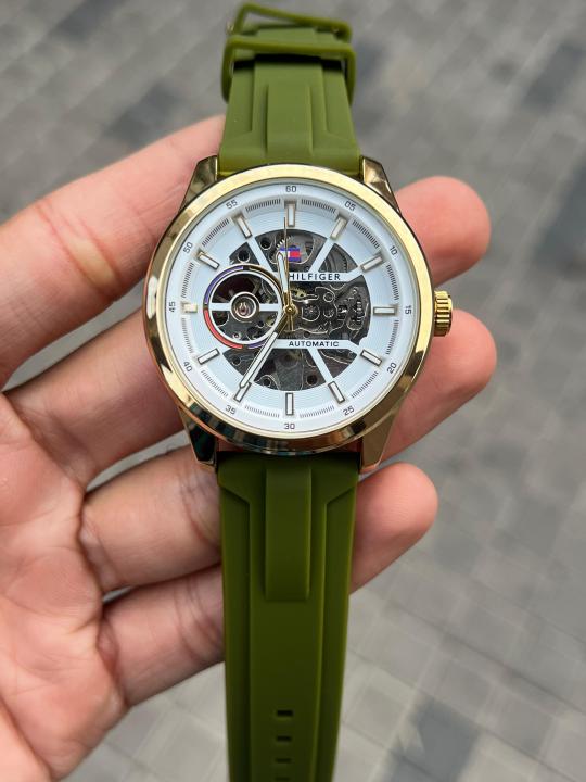 TOMMY_HILFIGER AUTOMATIC SILICON WATCH