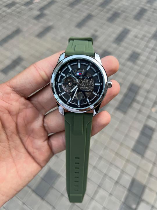 TOMMY_HILFIGER AUTOMATIC SILICON WATCH