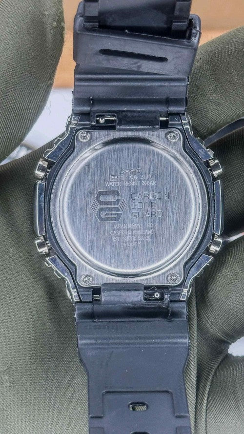 G SHOCK_ GA2100 BLACK STEEL