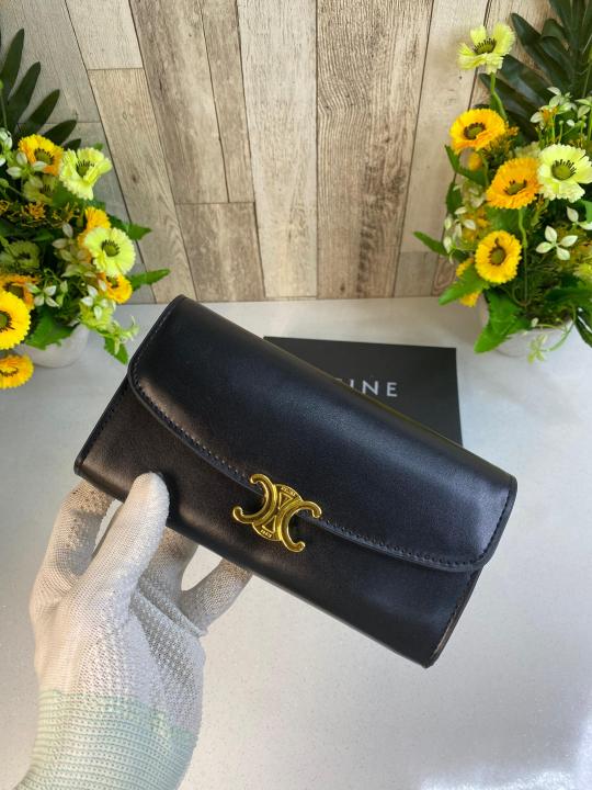 CELINE PREMIUM WOMENS ZIPPER WALLET WID OG BOX ETC 15