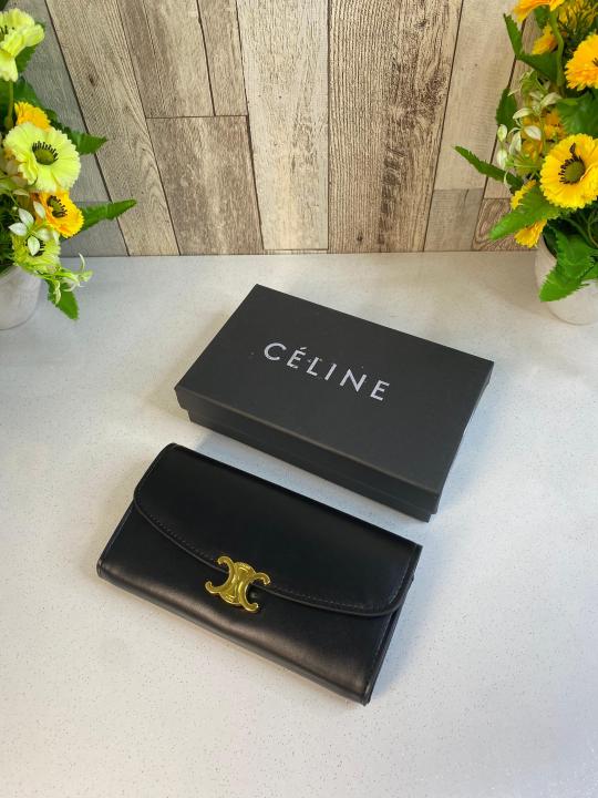 CELINE PREMIUM WOMENS ZIPPER WALLET WID OG BOX ETC 15