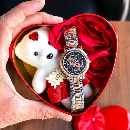 GUESS LADIES WATCH WID VALENTINE GIFT