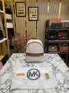 Michael_Kors Kenley Backpack Premium Quality With Dust Bag (Beige) (V-908)