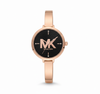 Micheal Kors Diamond Studded Rosegold Black