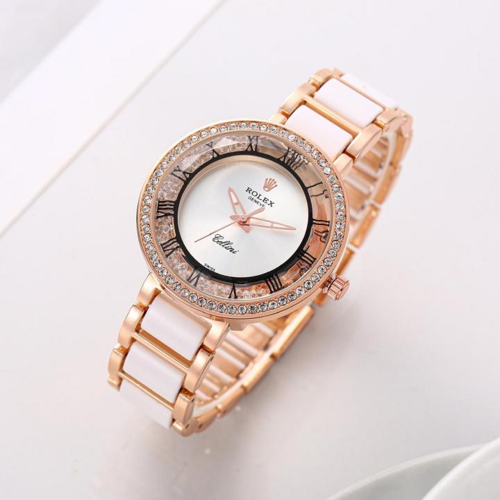 Rollexwomen Celine White Dial