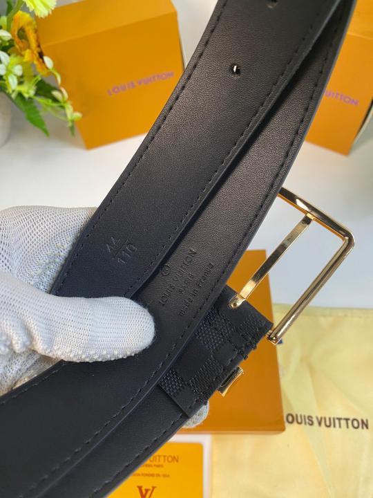 LOUIS_VUITTON PREMIUM FORMAL BELT WID OG BOX ETC 206