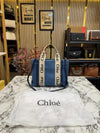 Chloe Premium Quality Handbag With Dust Bag (Blue) (V-6888)