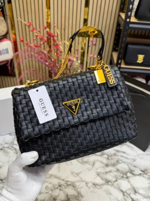 Guess Lisbet Convertible Crossbody Flap Bag With Box And Dust Bag Including CarryBag (V-9)