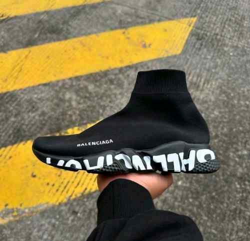 Balenciagaa Speed Runners Graffi black