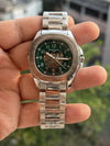 PATE SILVER GREEN AUTOMATIC