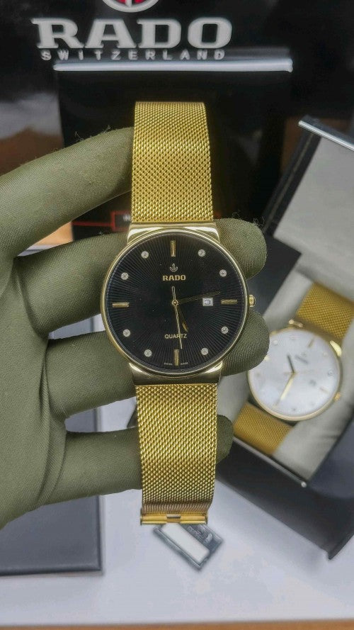 Rado_Diastar Quartz goldblack