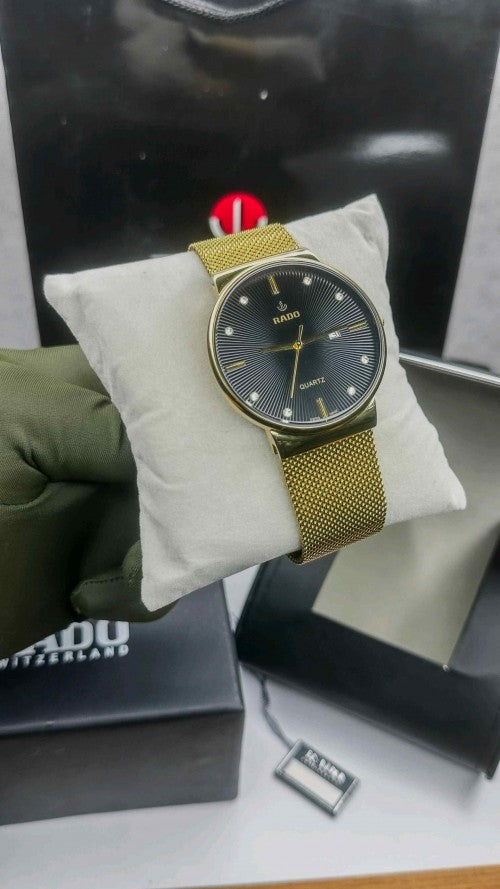 Rado_Diastar Quartz goldblack