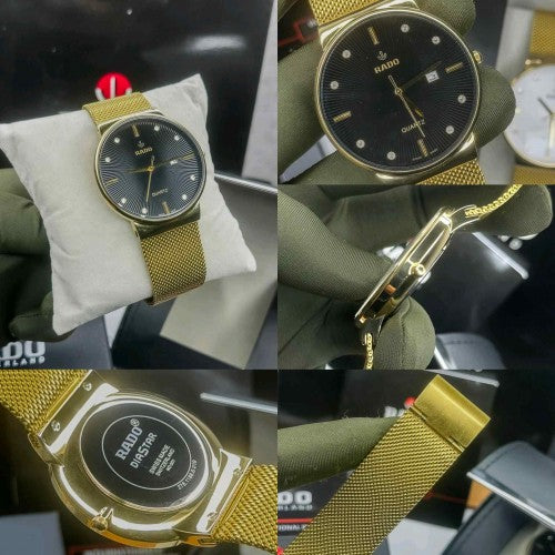 Rado_Diastar Quartz goldblack