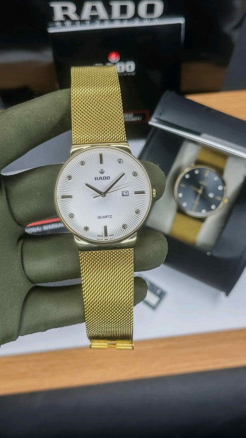 Rado_Diastar Quartz goldwhite