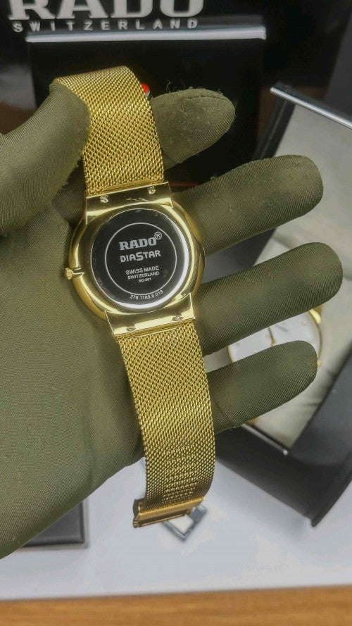 Rado_Diastar Quartz goldwhite