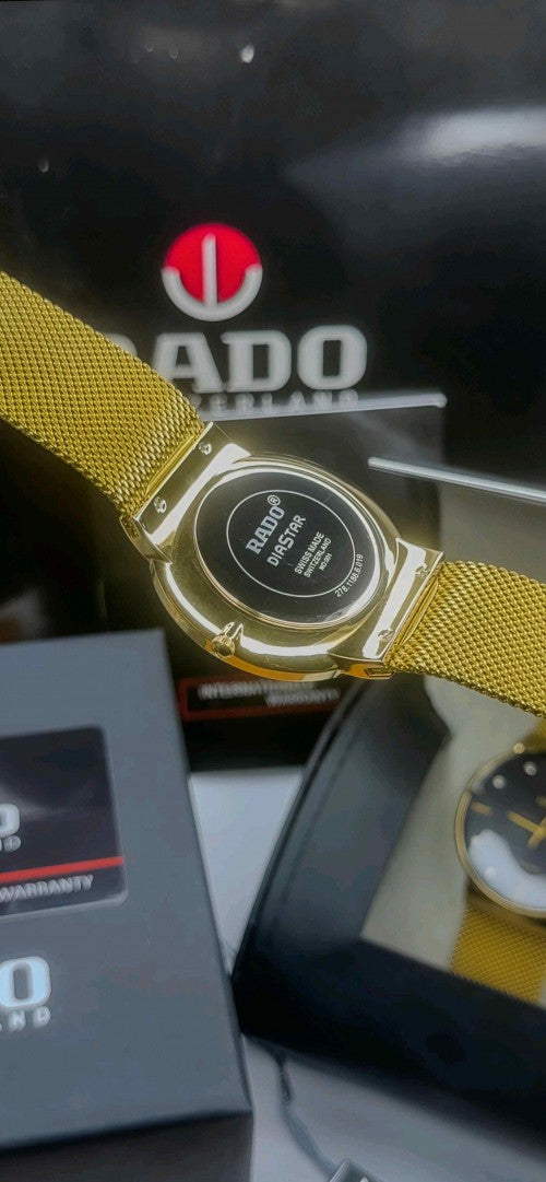Rado_Diastar Quartz goldwhite