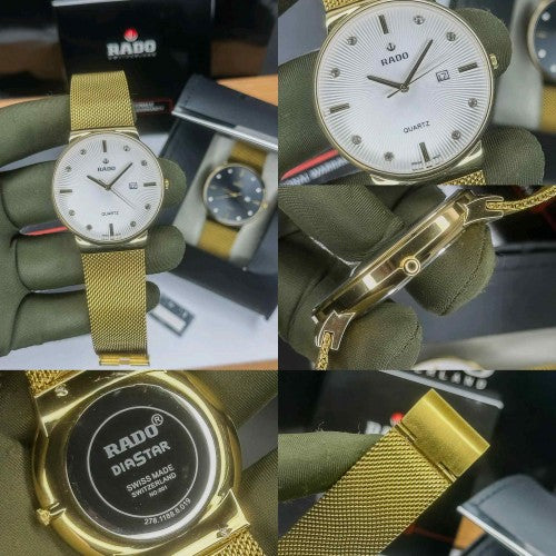 Rado_Diastar Quartz goldwhite