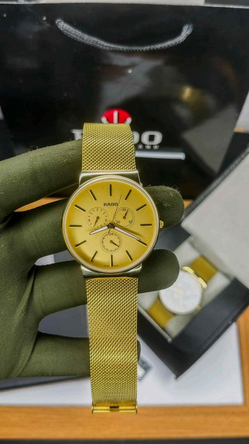 Rado_Diastar  Chronograph Quartz Gold