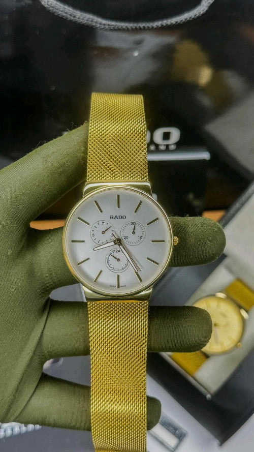 Rado_Diastar  Chronograph Quartz Goldwhite