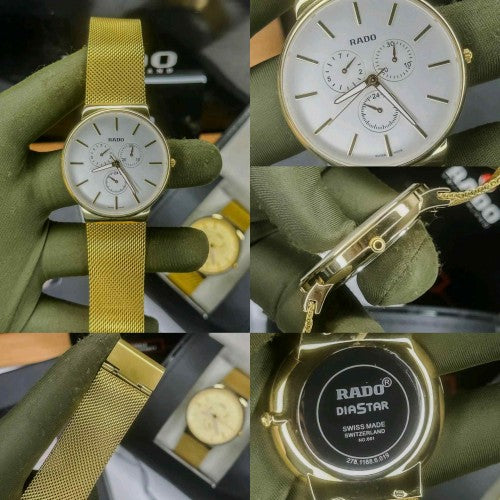 Rado_Diastar  Chronograph Quartz Goldwhite