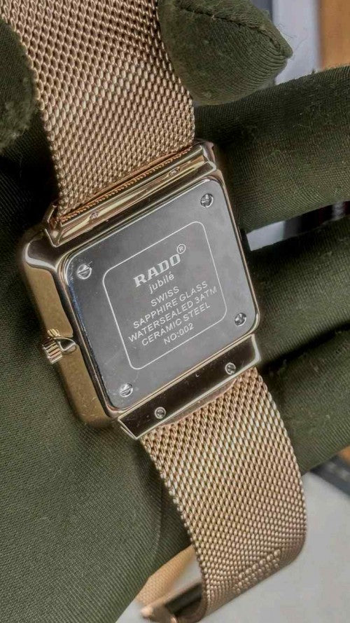 Rado_Diastar Quartz Square RoseBlack
