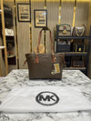 Michael_Kors Voyager Tote Bag With Dust Bag (Brown)