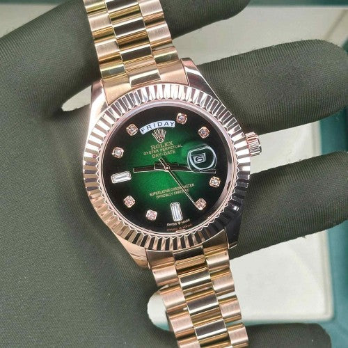 Rolex_Daydate Green dail shade 30F5