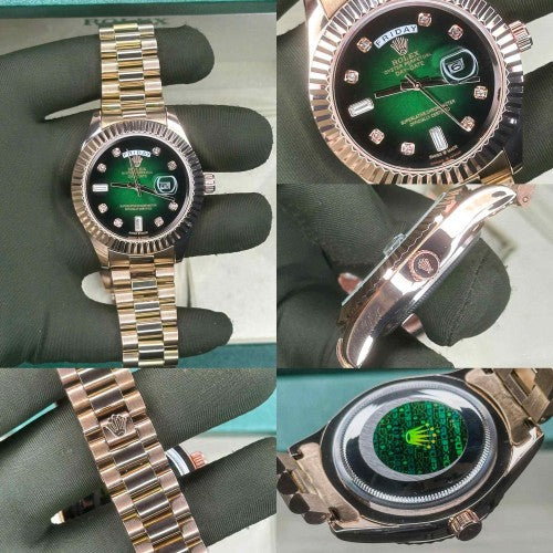 Rolex_Daydate Green dail shade 30F5