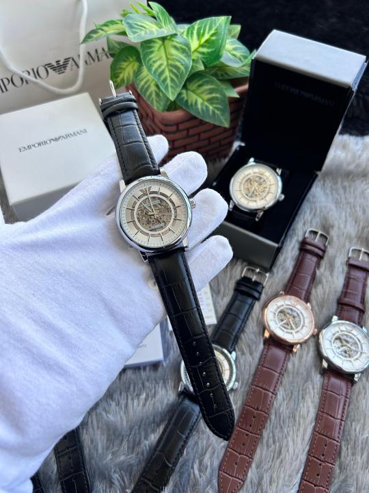 Emporio Arma_i Meccanico Automatic Black Silver White W136