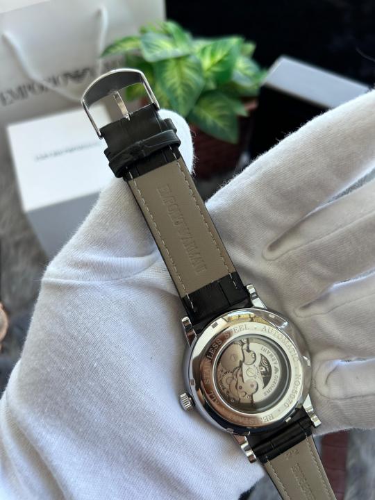 Emporio Arma_i Meccanico Black Silver Automatic W135