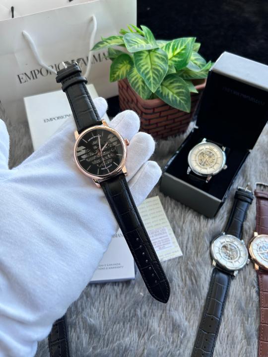 Emporio Arma_i Meccanico Black Gold Automatic W133