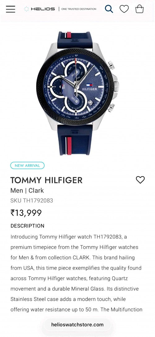 TOMMY_HILFIGER CLARK MENS WATCH